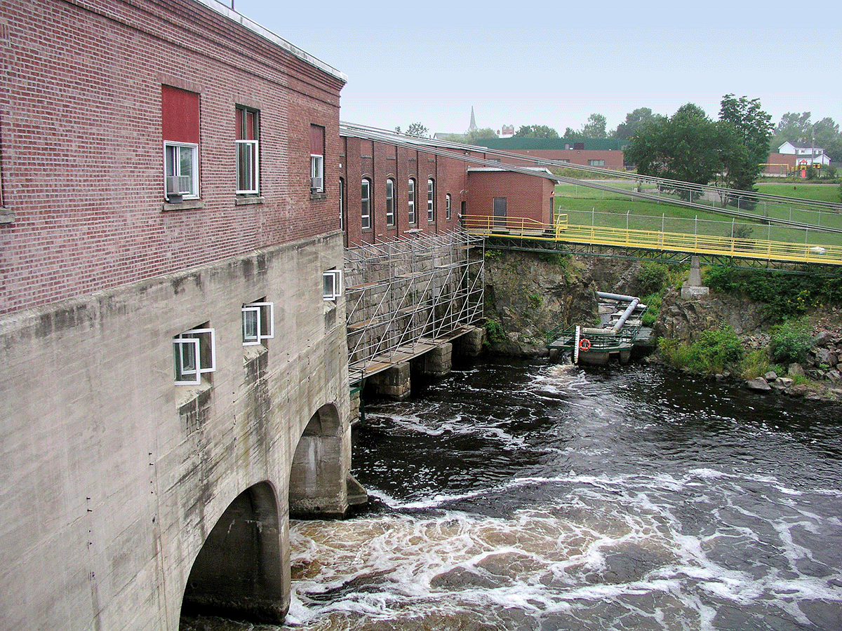 View of the Milltown Dam