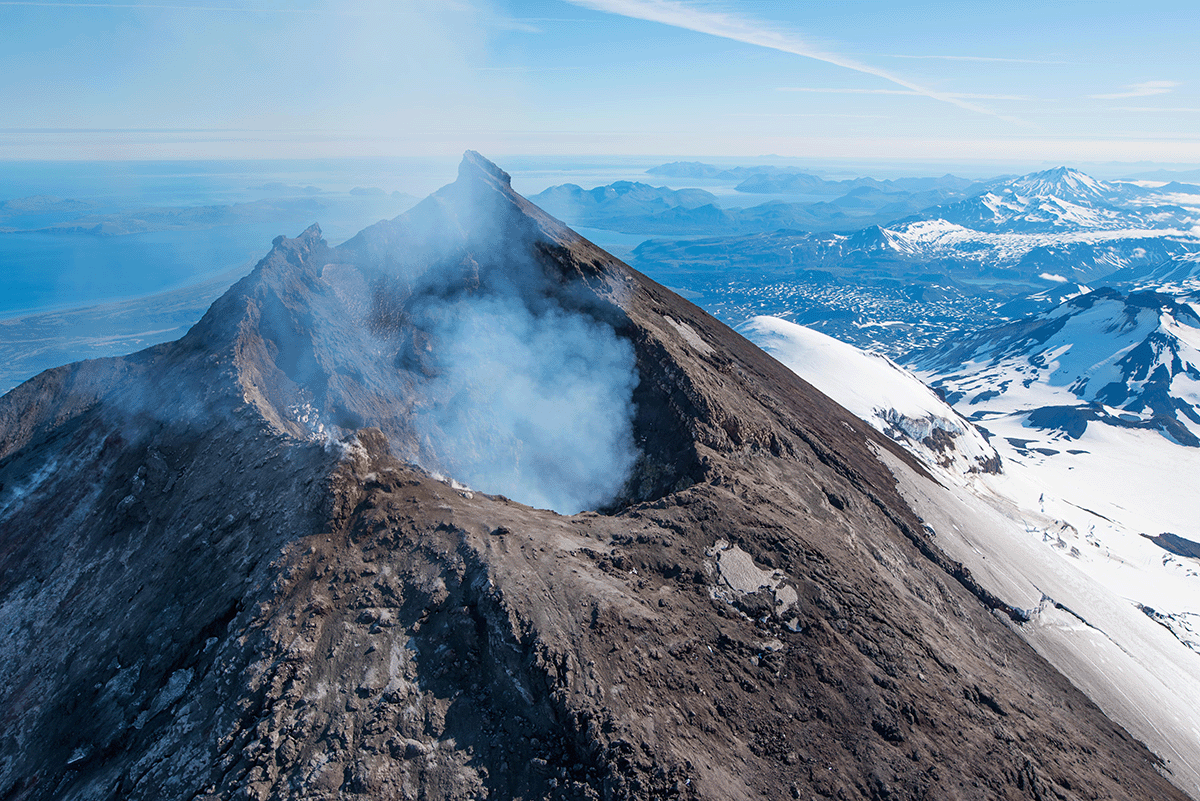 Pavlof, one of the most active volcanoes in the U.S.